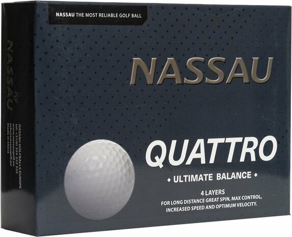 Nassau Quattro golfballen met logo