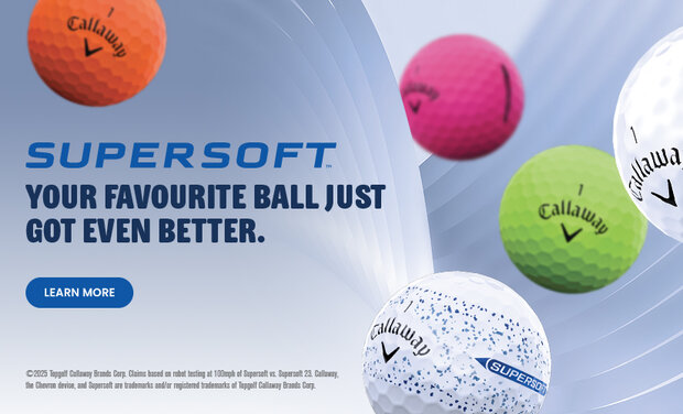 Callaway supersoft met logo