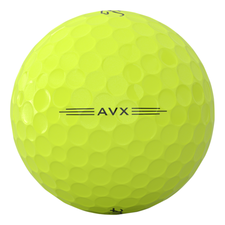 Titleist AVX golfballen geel met logo