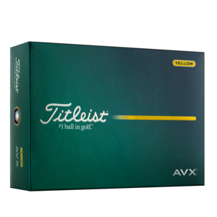 Titleist AVX geel golfballen bedrukken met logo
